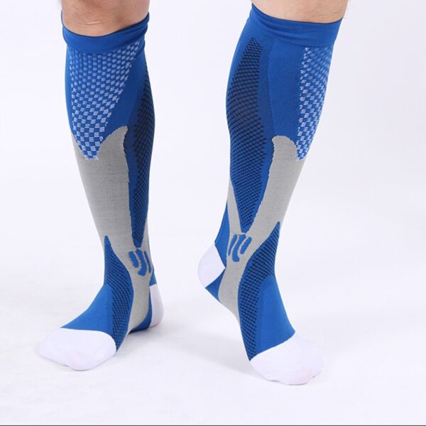 Men Women Socks Elastic Sports Socks Football Running Stockings Climbing Cycling Tennis Compression Socks 20-30Mmhg - Image 2