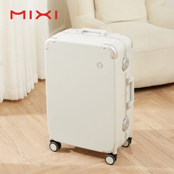 Mixi 2023 NEW Carry On Luggage 20'' Travel Suitcase Rolling Luggage Aluminum Frame PC Hardside with Spinner Wheels TSA Lock 24''