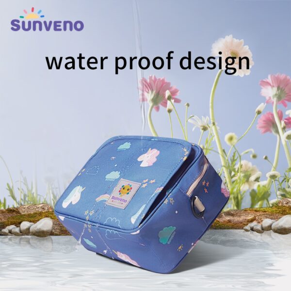 Sunveno Fashion Wet Bag Waterproof Diaper Bag Washable Cloth Diaper Baby Bag Reusable Wet Bags 23x18cm Organizer For Mom - Image 2