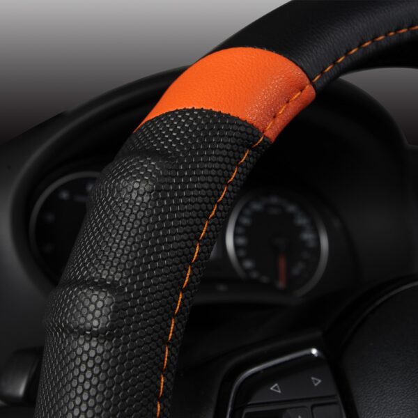 Car Steering Wheel Cover With Ring AY10038 Breathable Non Slip Universal 38cm/15 inch FOR HYUNDAI For nissan For MAZDA CX5 - Image 4