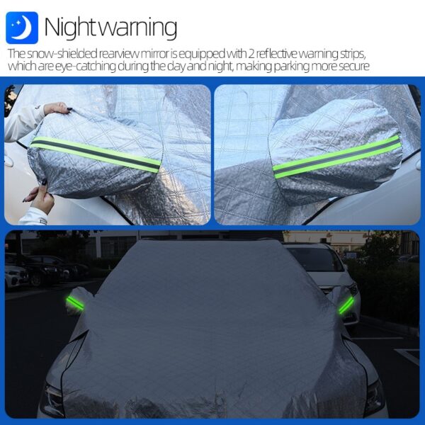 Car Windshield Snow Cover Anti-frost And Anti-snow Lengthen And Thicken Anti-freeze Winter Car Supplies For Toyota For Ducato 2 - Image 3