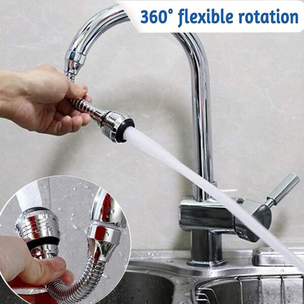 Kitchen Gadgets 2 Modes 360 Rotatable Bubbler High Pressure Faucet Extender Water Saving Bathroom Kitchen Accessories Supplies