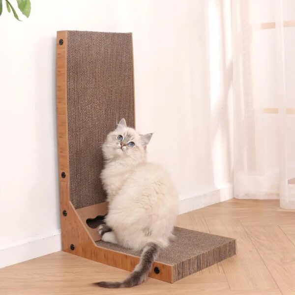 Detachable Cat Scratcher Board L-shaped Cat Scraper Scratching Post for Cats Grinding Claw Climbing Toys Pet Furniture Products - Image 5