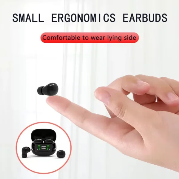 SK Mini 5.3 Wireless Bluetooth Headset Fashion Headphones Ultra Small Sleep Invisible Earbuds Stereo Noise Cancelling Earphones