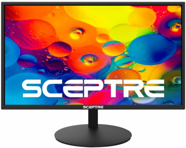 Sceptre 27 inch1080P LED Monitor 99% sRGB 2X HDMI VGA Build-In Speakers, Machine  Black (E275W-19203R series)