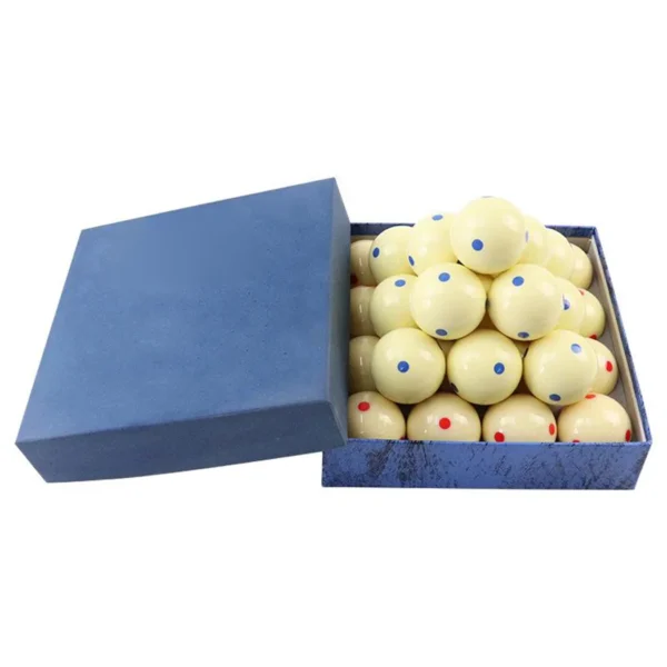 Professional Cue Ball Spot Measle Pool Billiard Practice Training Balls Blue/Red 6 Dot Spot Pool Standard 2-1/4" Accessories - Image 5