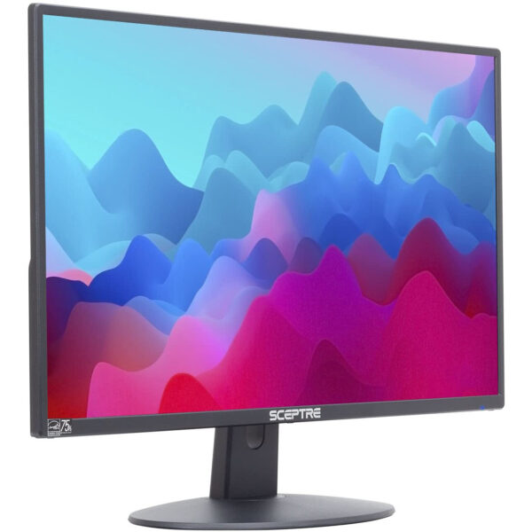 Sceptre 20" 1600x900 75Hz Ultra Thin LED Monitor 2x HDMI VGA Built-in Speakers, Machine Black Wide Viewing Angle 170° (Horizontal) / 160° (Vertical) - Image 2