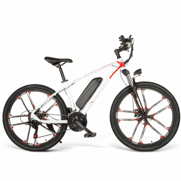 SAMEBIKE MY-SM26 350W 48V 8Ah 26inch Electric Bike 80km Mileage Range Max Load 150kg  E-Bike for Commuting Short trip Shopping Commuter Bicycle with Removable Battery Gears Dirt Riding Bike - Image 5