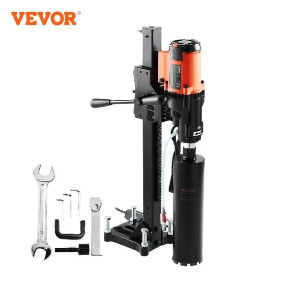 VEVOR 3200W 750RPM Wet/Dry Diamond Core Drill Machine Concrete Core Drill Rig Stand Industrial Wet Electric Core Drilling Machin