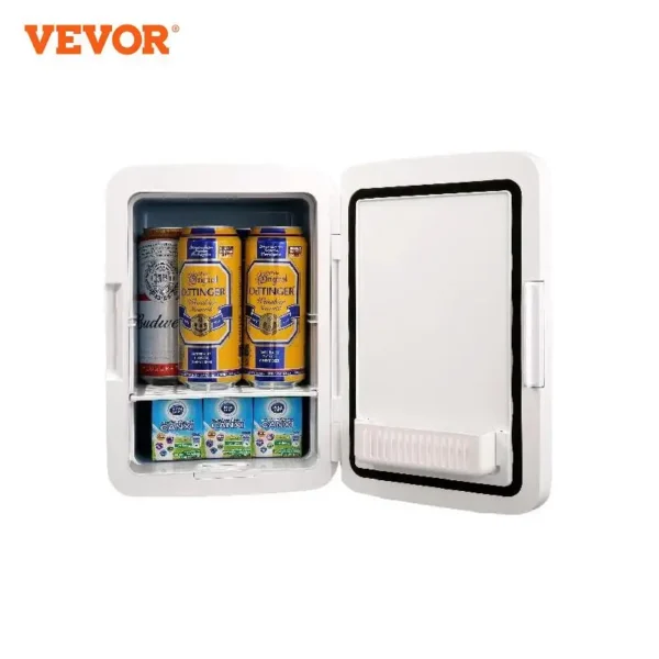 VEVOR 10L Car Refrigerator Mini Portable Skincare Fridge Cooling Freezer Food Drink Storage Box Container for Home Car Bar Use