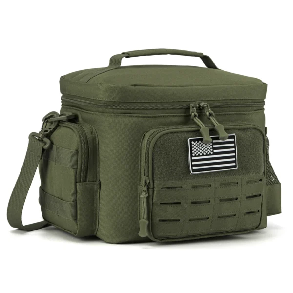 Tactical Lunch Box for Men Military Heavy Duty Lunch Bag Work Leakproof Insulated Durable Thermal Cooler Bag Meal Camping Picnic