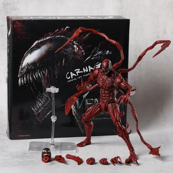 SHF Venom: Let There Be Carnage KO Ver. Action Figure Doll PVC Desktop Toy Model for Colletible