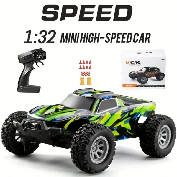 1:32 RC Car, Top Speed 20km/h, 2.4Ghz High-speed All-terrain Off-road Electric Toy Car, Ideal Gift For Boys And Girls, Christmas