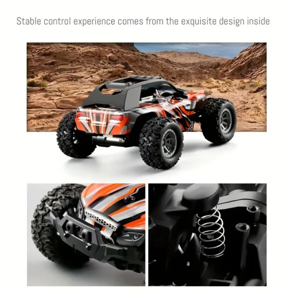 1:32 RC Car, Top Speed 20km/h, 2.4Ghz High-speed All-terrain Off-road Electric Toy Car, Ideal Gift For Boys And Girls, Christmas - Image 2