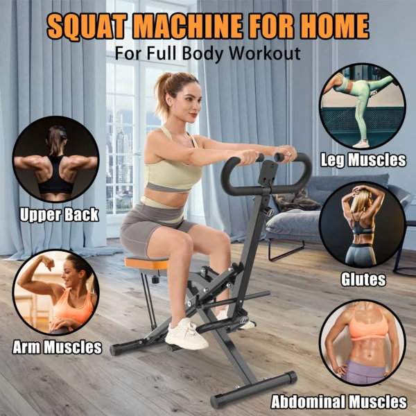 Squat machine, gluteus maximus training, foldable resistance band, buttocks and thighs, abdominal back/leg buttocks - Image 2