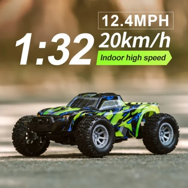 1:32 RC Car, Top Speed 20km/h, 2.4Ghz High-speed All-terrain Off-road Electric Toy Car, Ideal Gift For Boys And Girls, Christmas - Image 3