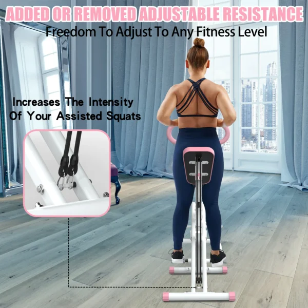 Squat machine, gluteus maximus training, foldable resistance band, buttocks and thighs, abdominal back/leg buttocks - Image 4