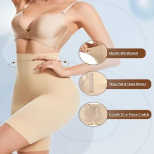 Women’s Seamless Shaping Underwear - Breathable High-Waist Tummy Control Panties for Daily Wear - Smooth & Comfortable