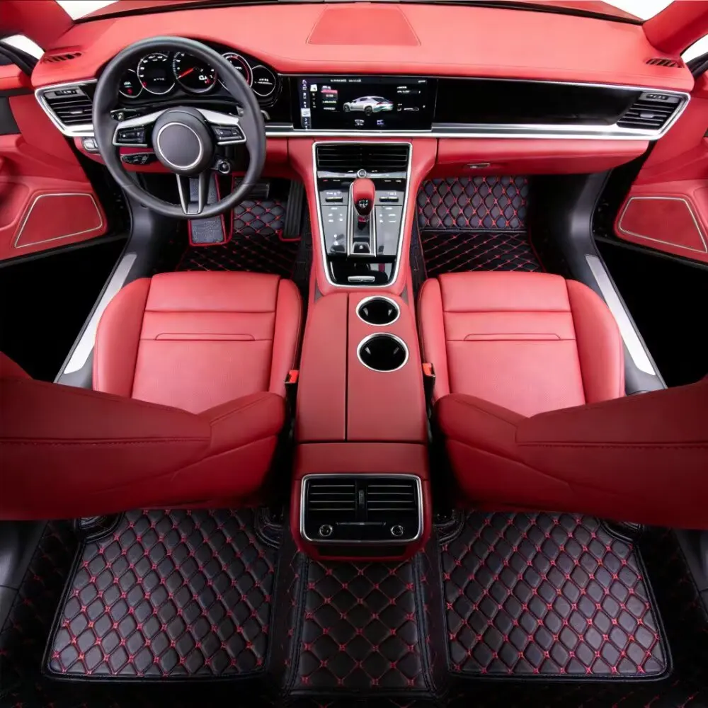 Car floor mats for Suzuki Grand Vitara (Four doors) 2007-2009 2010 2011 2012 2013 2014 2015 2016 2017 auto foot Pads automob 156