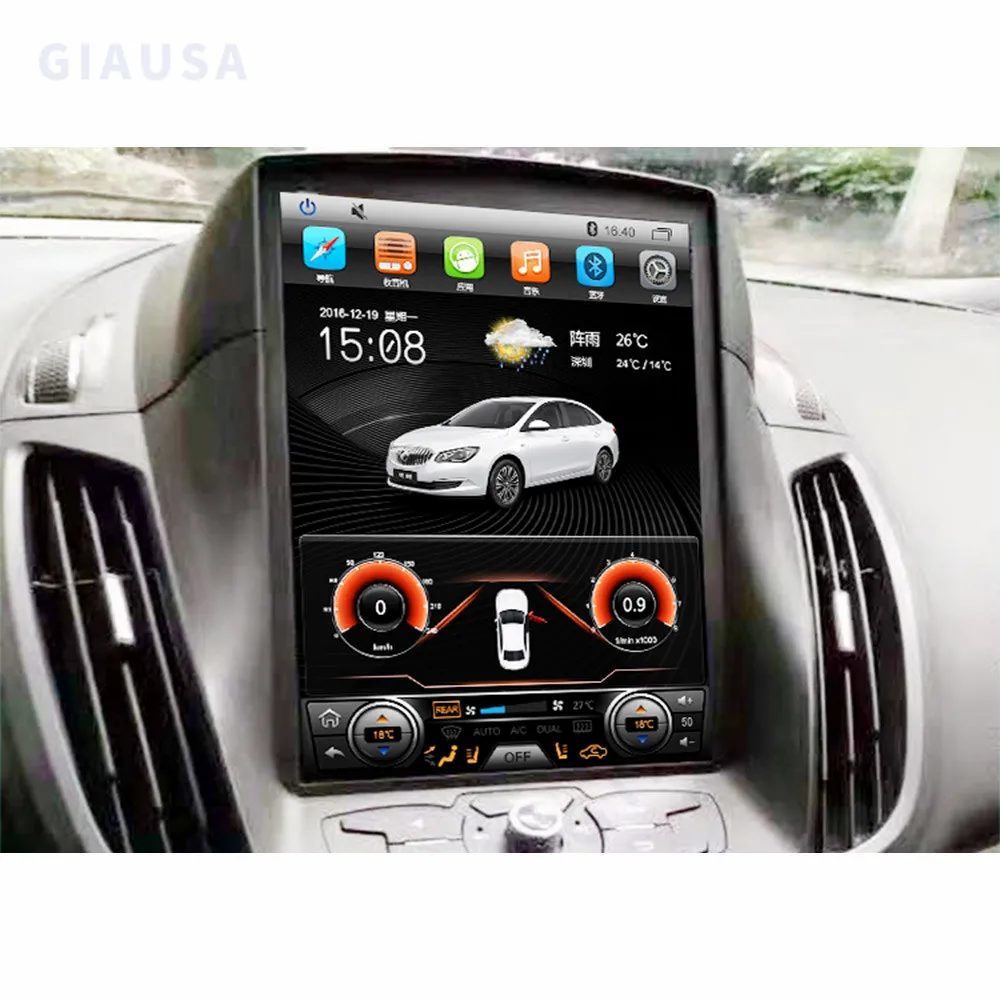 10.4" Touch Stereo Car Multimedia Player Radio For Ford Kuga Cmax C-max Escape 2013-2017 Android 14 Screen GPS Navi Carplay